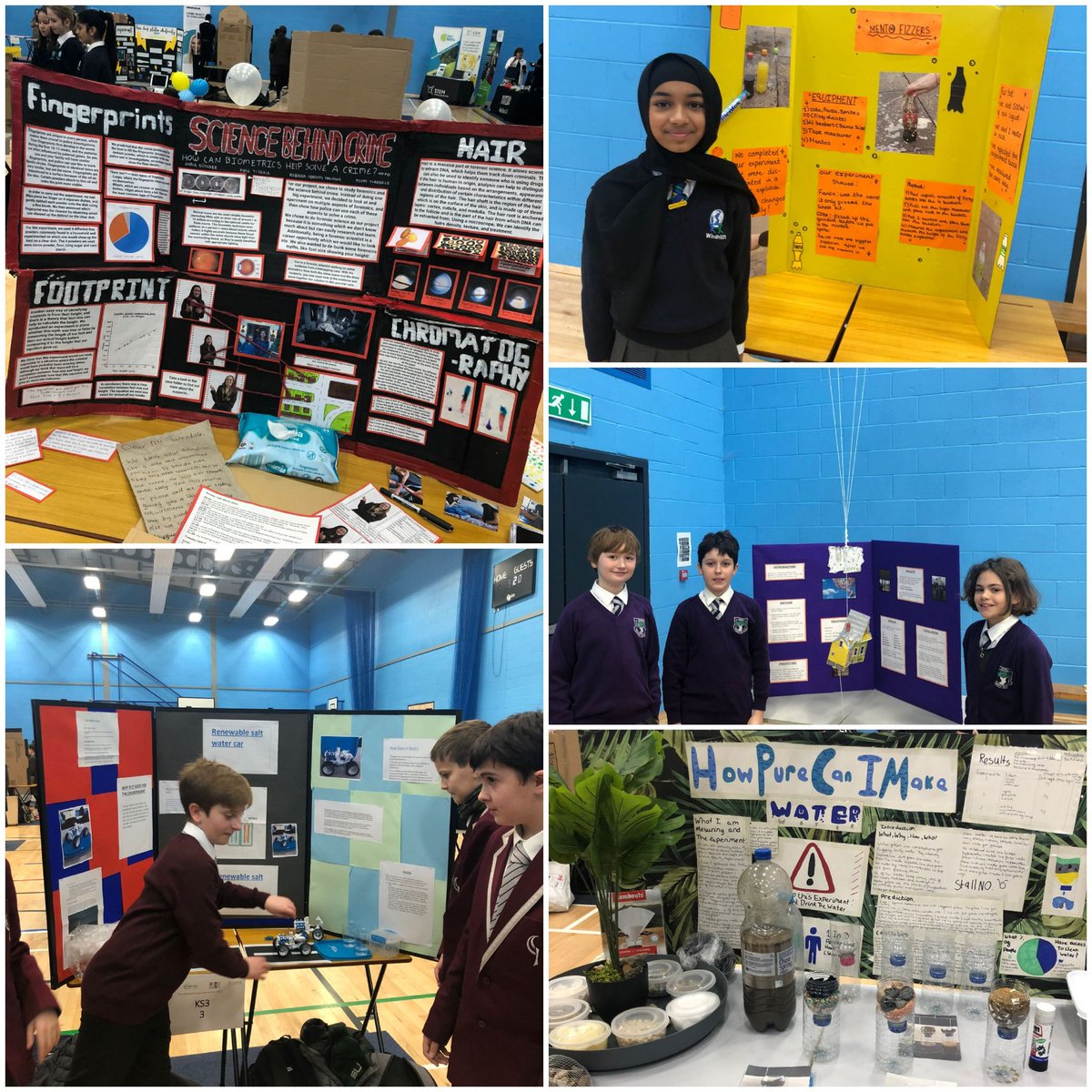 ScienceHubHEB's tweet photo. More pics of the Herts &amp; Essex Big Bang Fair 2022.
Look at all these science entries! Good luck everyone, enjoy the day!
@ThornGroveHerts @KatherineSemar @MFPrimary
@HandEHighSchool @Windhill1 @BirchwoodStort @Leventhorpenet @Summercroft1 #BIGBANGisBACK #ScienceWeek #Scienceedu https://t.co/sEeRyFXGbf