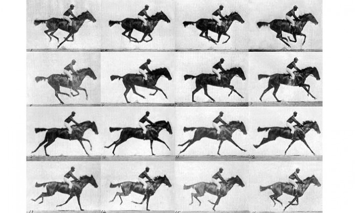 「楕円問題」で、ふと思い出されたのは有名なジェリコーとマイブリッジの対比。マイブリッジの連続写真によってジェリコーの馬の絵のような走り方はあり得ないと言うことが判明したという話。しかしながら「写真」からすれば不正確なジェリコーの絵がそれゆえに駄目だということにはならないのだ。 