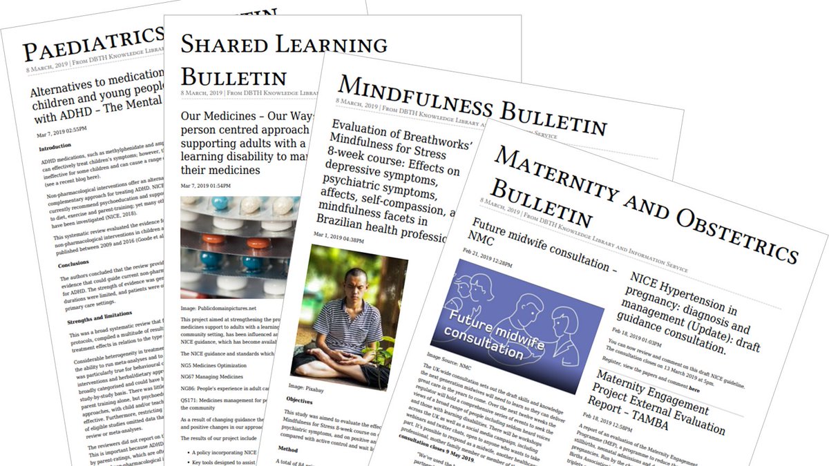 The latest Innovation &amp; Improvement bulletin is out!

Keep track of important news in 16 different topics with our Current Awareness Bulletins &amp; Electronic Journal Tables of Contents 

For more information and instructions to sign up - click the link 
ow.ly/RNHY30jlTkm