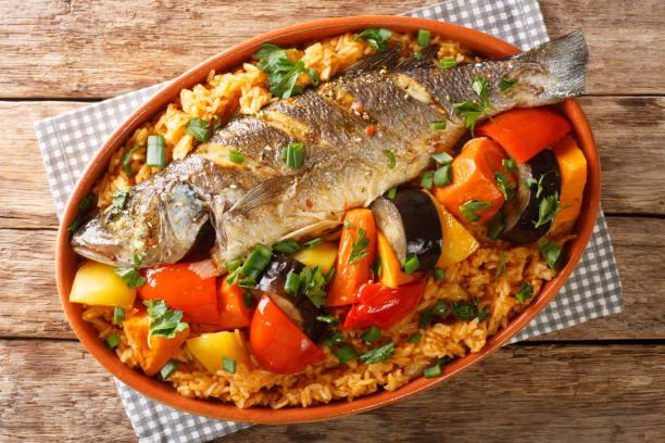 PiemeProtocol's tweet photo. This is Thieboudienne, a traditional dish from Senegal, also common in Guinea-Bissau, Guinea, Mali, Mauritania, and The Gambia. Thieboudienne literally translates as rice of fish. Download the Pieme App &amp; experience this West African dish... 

@SheeshaFinance_ 
#food #localfood https://t.co/tppgQKaH2B
