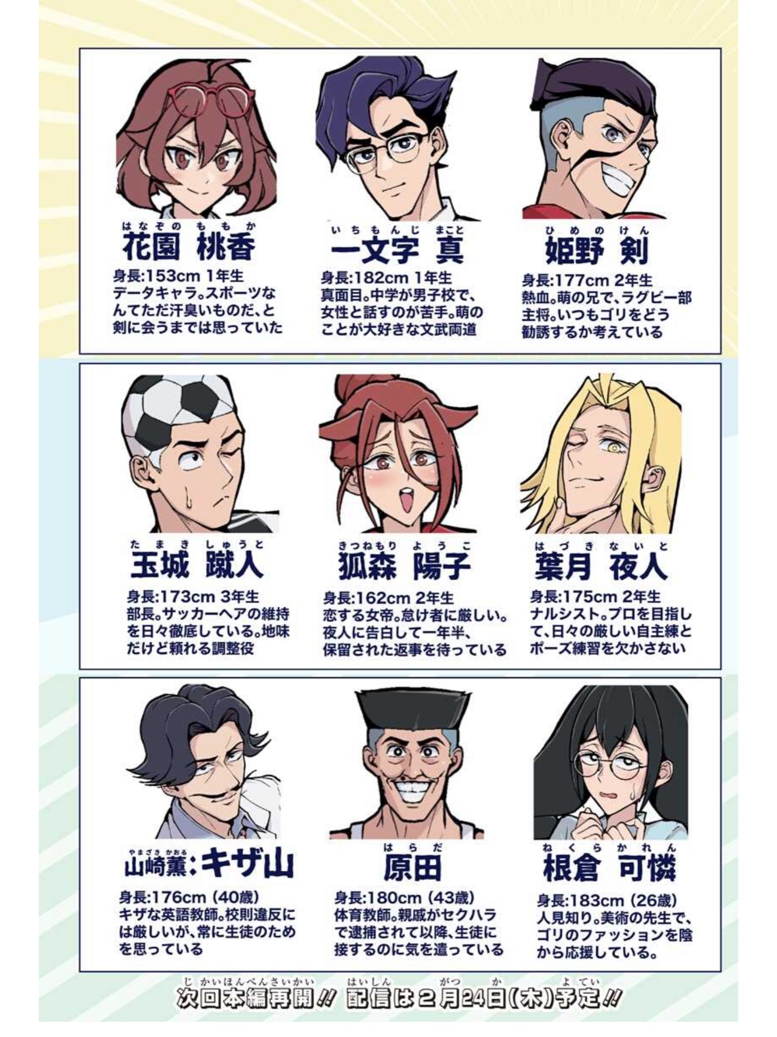 大友しゅうま 映画紹介マンガ ゴリラ女子高生 キャラクター紹介 T Co L2rmcqjdm2 Twitter