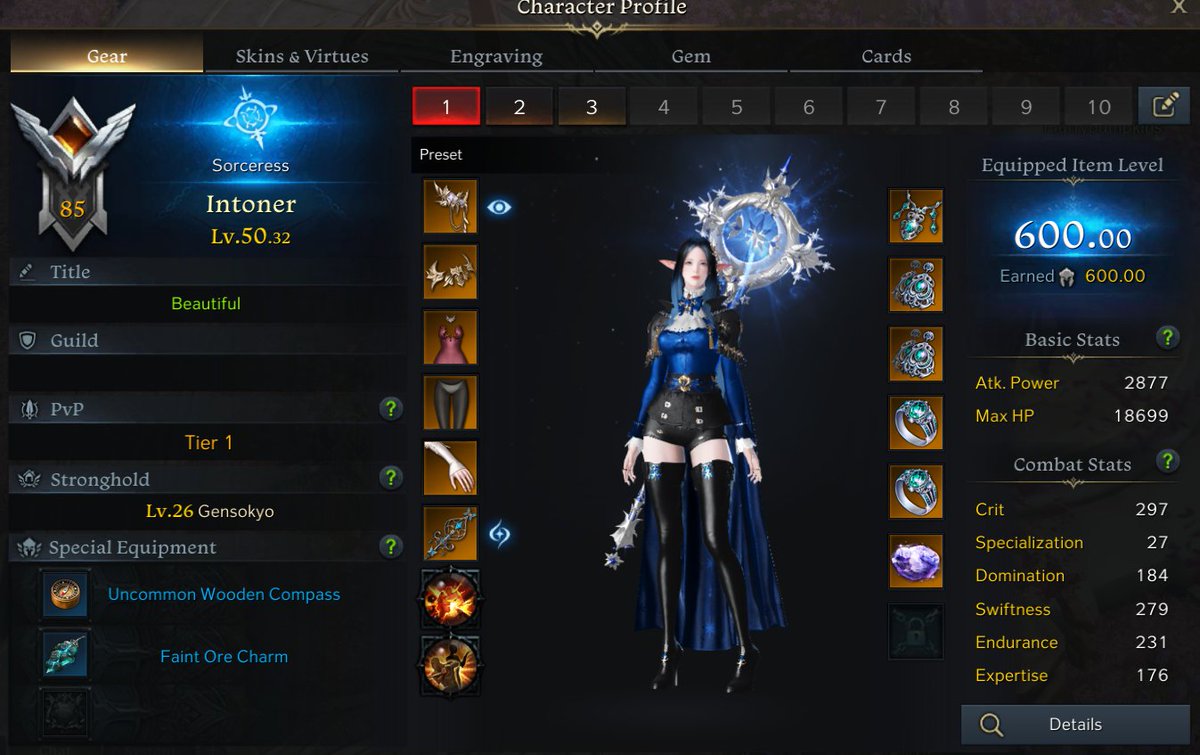 SoniaNya_n's tweet photo. Sorc alt is finally T2! I've been slacking on my alts tbh... The classes I want to play as alts aren't out yet :( #LostArkMMO #twitchstreamer #lostarkstreamer https://t.co/EFbx6T45b6