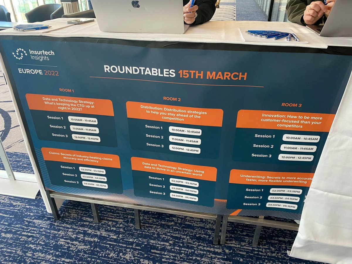 bybits_platform's tweet photo. The round tables are going well - a great chance to hear what thought leaders and those driving change in our industry, like our CEO Callum, have to say. Don't miss them!
#Insurance #Insurtech #MotorInsurance #UsageBasedInsurance 
@ITI_Insurtech  #InsurtechInsights22 #ITIEU2022 https://t.co/Y6dcEpcQuo