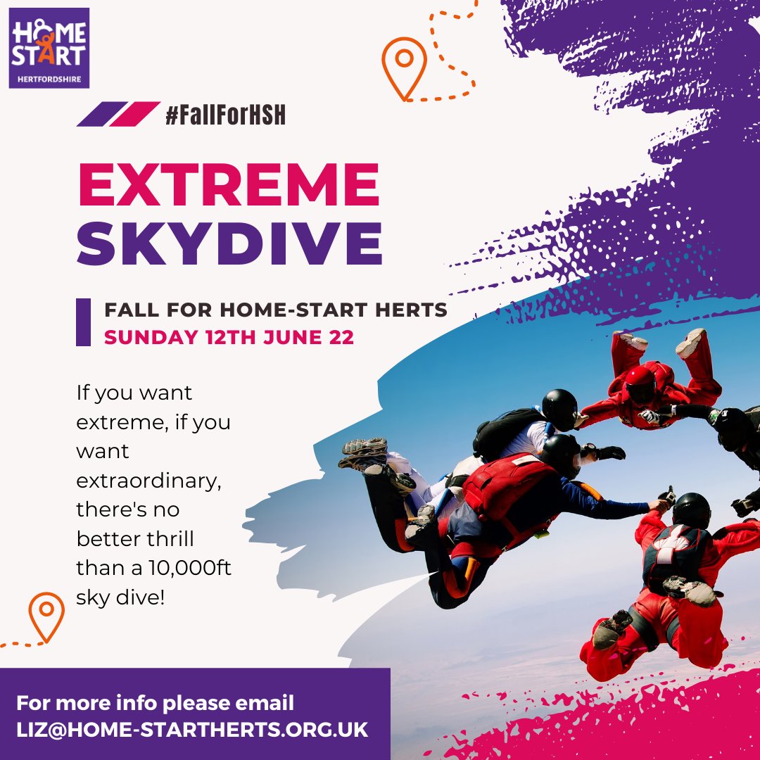 HomeStartHerts's tweet photo. Tag a friend 😉
Ride 🚴♂️ or dive 🪂, we challenge you!
Help us raise funds to support more families in Herts.
📧 liz@home-startherts.org.uk
🌐 https://t.co/oCkxl3Z9qI
#FallforHSH #RideforHSH #RideLondon #fundraising #UKDivingAdventures #charitytuesday https://t.co/3GmKjMfjqF