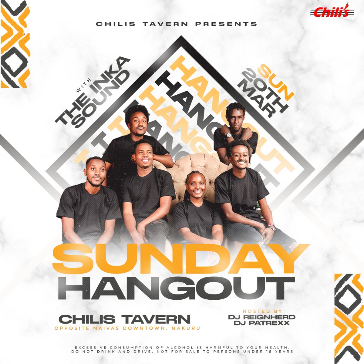 Watu wetu was Sunday's let's Chill at <a href="/Chilis_ke/">Chilis Kenya</a> this Sunday...Request song mapema mapema kwa comment section!

<a href="/djreignherd/">Deejay Reignherd ™</a> <a href="/dj_patreex/">dj_patreex</a>