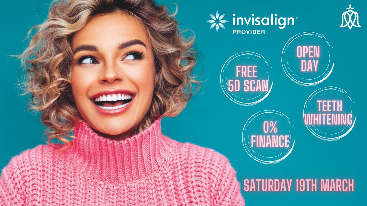 BluebellClinic's tweet photo. We will be offering some amazing discounts on the day along with a free scan using our brand new 5D @iteroscanner free teeth whitening and 0% interest free finance options.
Book your free consultation today as spaces are limited.
☎️ 020 8500 6789
#invisalign #braces #orthodontics https://t.co/7Rly9vacLH