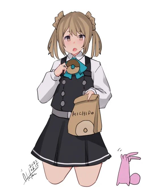 満潮『あまったけどいる?』
#艦これ版深夜の真剣お絵描き60分一本勝負
#艦これ版真剣お絵描き60分一本勝負_20220315
#艦これ #満潮 