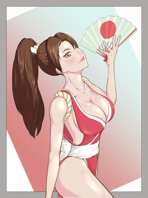 #KOF #不知火舞 #格ゲーキャラ描こうぜ 