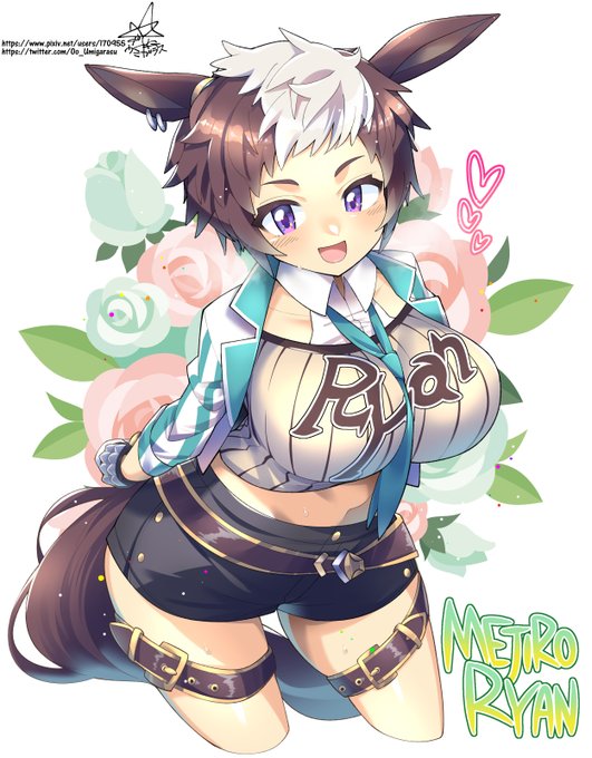 ウマ娘のメジロライアンさんです。ベリショ超かわいいんですけど～(*'▽')✨
#ウマ娘プリティーダービー
#メジロライアン 