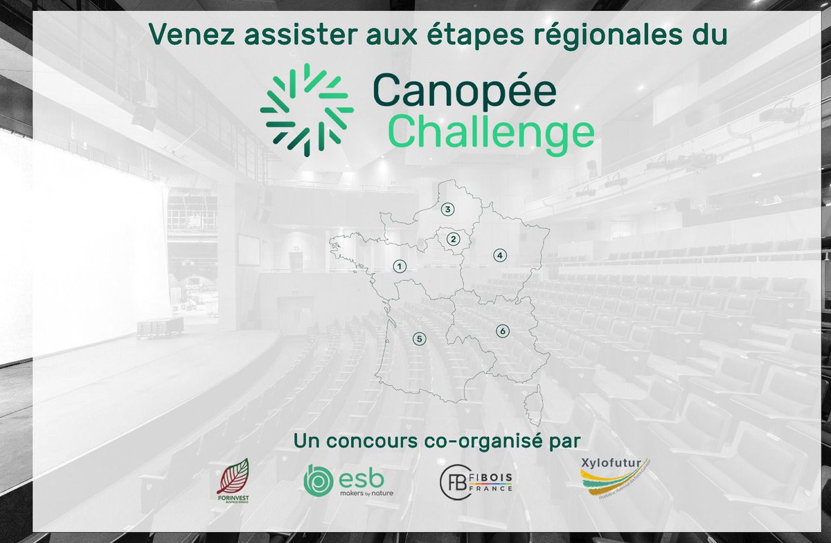 Venez assister aux étapes régionales du Canopée Challenge ! Ouvertes à tous, il suffit de s’inscrire à l’étape de votre choix sur notre site internet.

Pour plus d'informations sur le calendrier de notre Tour de #France: canopeechallenge.com/les-etapes-reg…