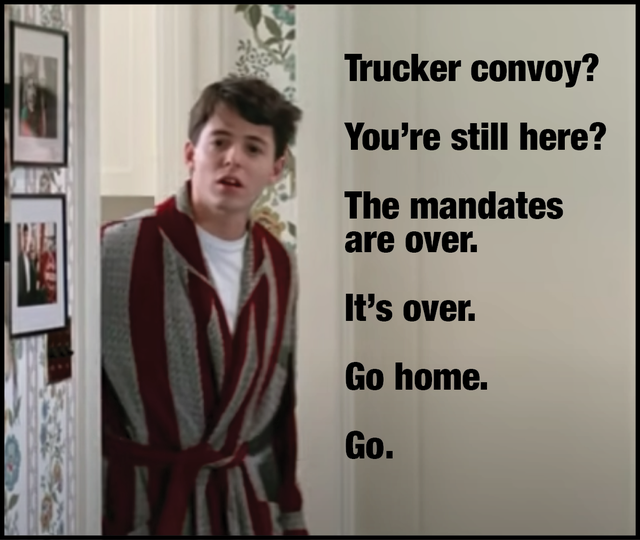 schachin's tweet photo. This :)
#TruckersConvoy2022 #PeoplesConvoy
#GoHome #YouLookSilly https://t.co/sr5SeVVM6P