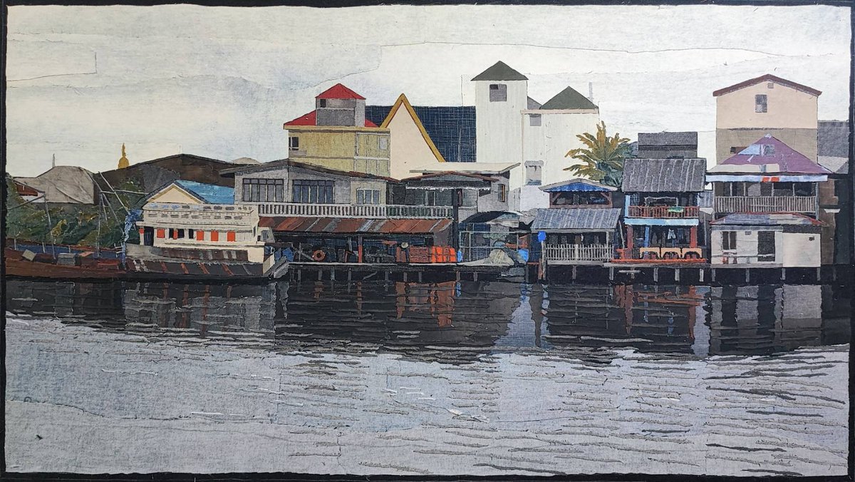 BasDylan88's tweet image. Good morning Pakpanang! 
I had so much fun here :)
[Was created  from almost 30 pairs of jeans. Yes, its denim collage.] 

Hope you all enjoy :)
สวัสดีครับปากพนัง ไปครั้งแรกก็ประทับใจเลย 
#denim #denimcollage