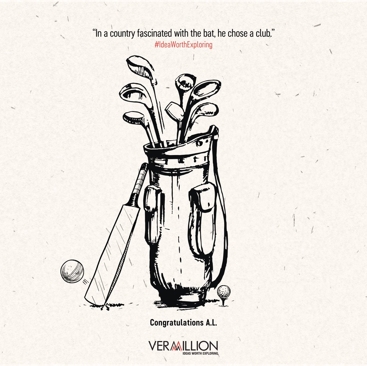 VermmillionComm's tweet photo. On the highest prized stage of golf, he came, he shot, he won a billion hearts.
The greatest performance ever by an Indian golfer. Congratulations A.L.

#ideasworthexploring #vermmillioncommunications #Anirbanlahiri https://t.co/MdweSeBOIU