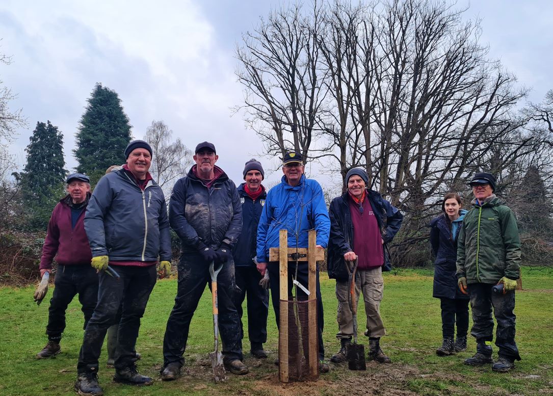 Scores of volunteers turned out in force to help plant hundreds of trees at four areas in St Albans District. More details here: bit.ly/3IhIiRI