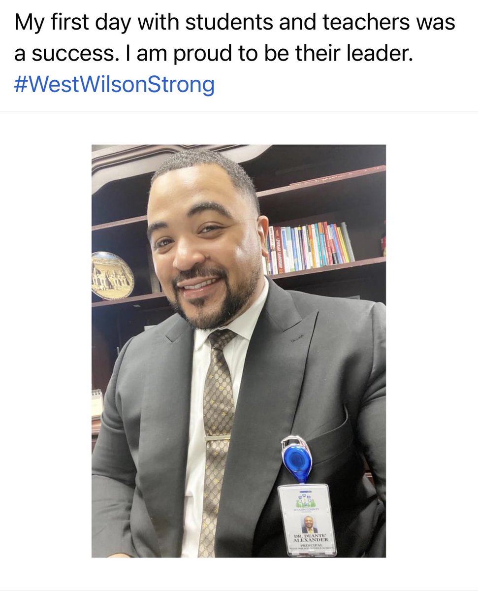 DrDanielLJack1's tweet photo. When your former 8th Grade ELA Students continue to Excel...

#BetheChangeyouWanttoSee 
#DrAlexander 
#MSPrincipal https://t.co/9FimByiDIR