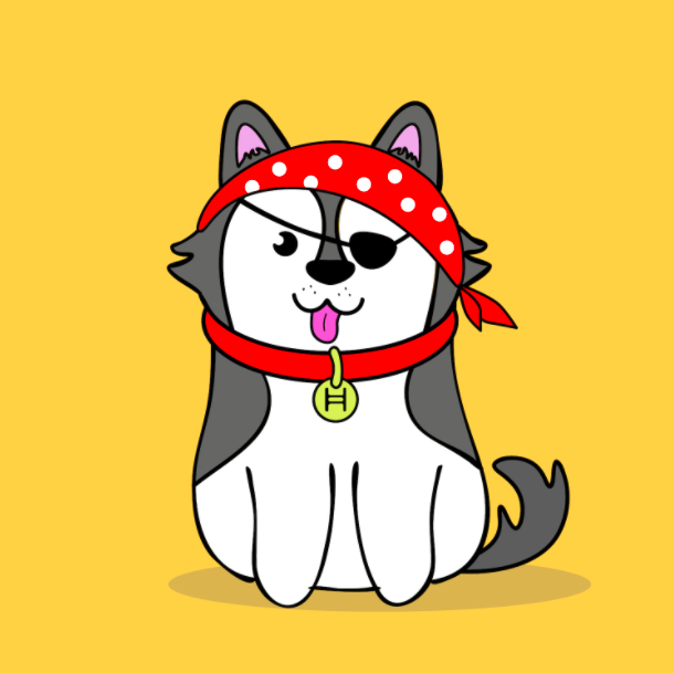 HashPupsNFT's tweet photo. https://t.co/kR1X0eSLU5

Aarrrrgh! This young sea-dog is looking for a new owner! 

His sale will contribute 5% to a philanthropy fund and 5% to our community fund - which will give back to owners.

#HBARbarians #HBARNFT #HederaNFT https://t.co/J5csYPhJJJ