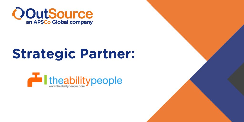APSCo_Outsource's tweet photo. We are so excited to announce @AbilityPeople1 as our newest Strategic Partner!
We can’t wait to see what the future holds.
#StrategicPartner #AbilityPeople #APSCoOutSource https://t.co/LcyYXJRSav