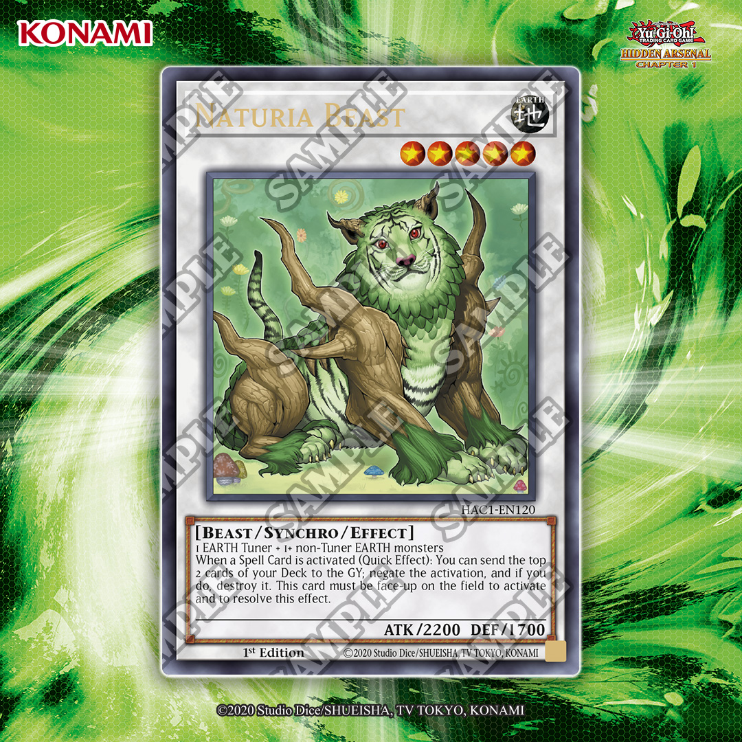 YuGiOhCardEU's tweet photo. Today's Weekly Spotlight is on some beautiful Naturia cards from Hidden Arsenal: Chapter 1! Which one is your favourite?
#YUGIOH #YuGiOhTCG #HiddenArsenalChapter1 https://t.co/RX8z7XnPZP