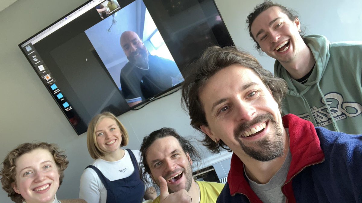 OutdoorPlaysUK's tweet photo. We are thrilled to announce our fantastic summer 2022 #RepTeam!
Eloise, Erin, Simon, Stuart and Deakin will be touring Much Ado About Murder & Twelfth Night. They're already busy devising and rehearsing Much Ado About Murder with director Gareth.
Welcome and let the fun begin! https://t.co/qDfbPE2GFq