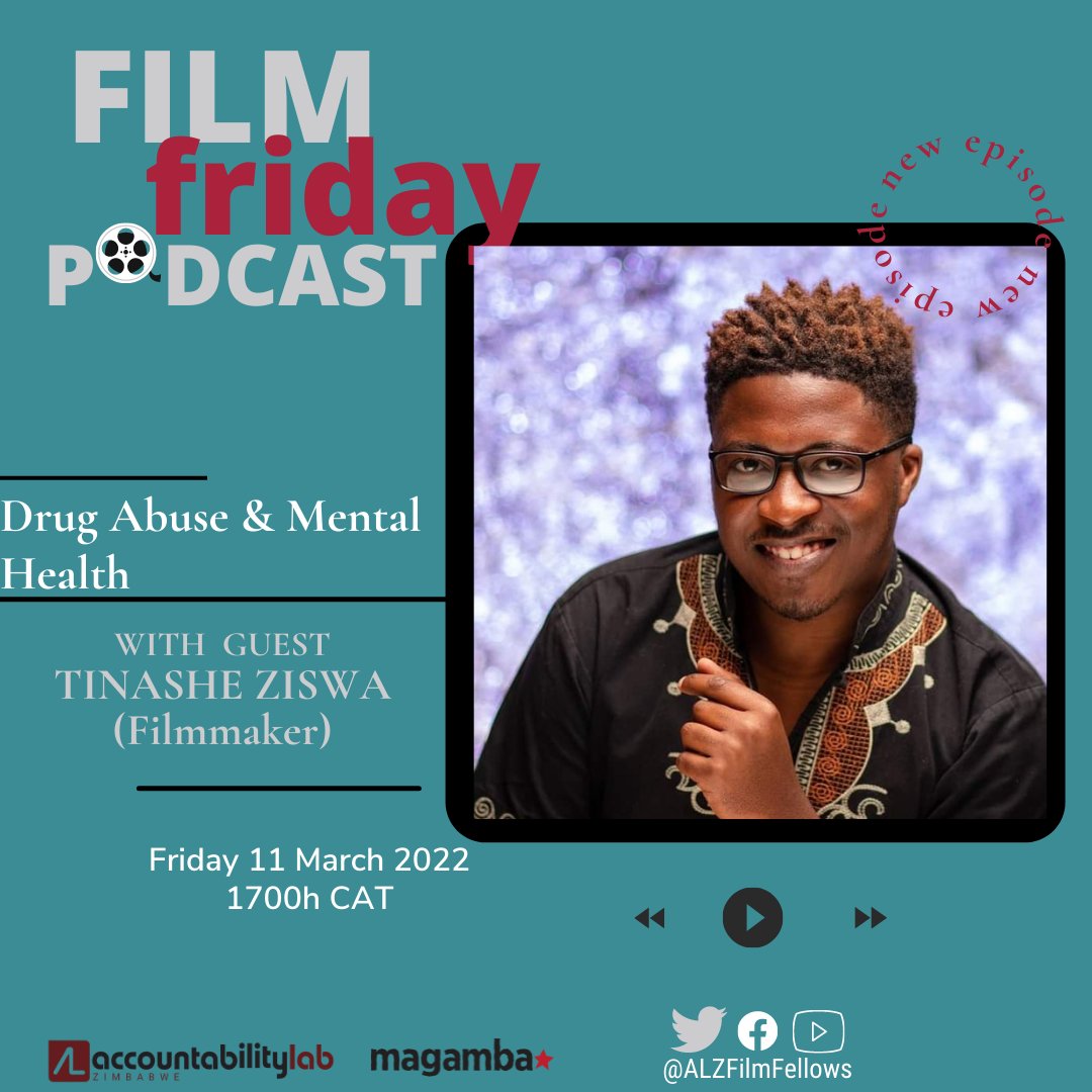 #FridayFilmPodcast is back with a brand new season. This week we talk to 
<a href="/tziswa/">Tinashe Ziswa</a>
 about his award winning documentary "Drug Abuse &amp; Mental Health Amongst Zimbabwe's Youth - How Deep Is It?" 

Check out the full episode here: youtu.be/sNs7woFXLvs