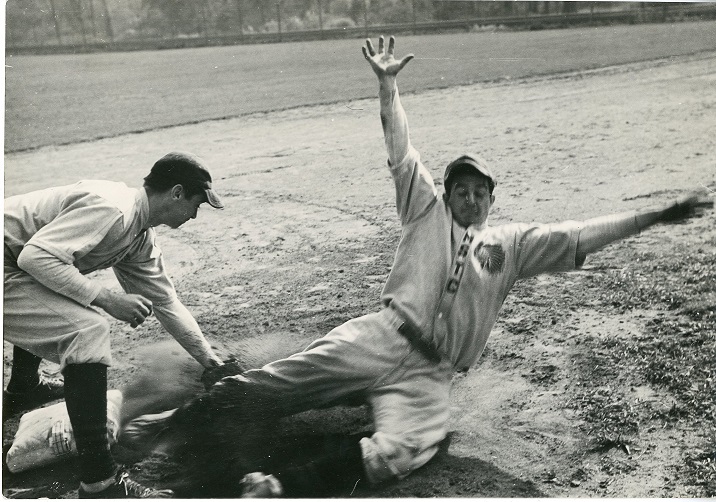 montclair_lib's tweet photo. An action shot from back in the day -"Montclair State Teachers College baseball player slides into home"
#tbt #MontclairStateHistory @MontclairAlumni #SpragueLibraryArchives https://t.co/kEyAwj3Ey4 https://t.co/BzL3dW4rPM