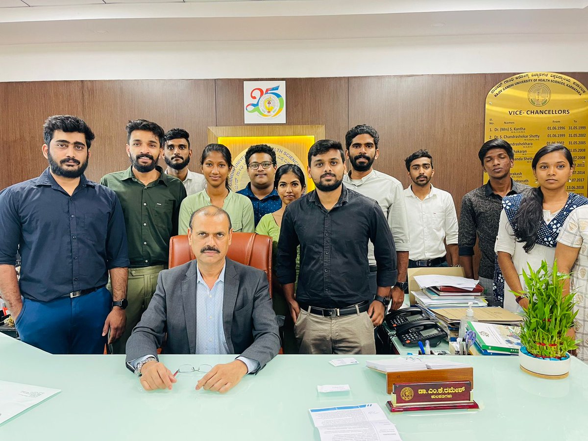 AHSPA met VC of RGUHS to discuss about allied health council in karnataka. He assured that they will support to form an council in karnataka
<a href="/VCRguhs/">Dr Bhagavan B C</a> 
<a href="/AHSPA_/">Allied health sciences students & professionals</a> 
<a href="/mla_sudhakar/">Away promo code first order 2025</a> 
<a href="/CMofKarnataka/">CM of Karnataka</a> 
<a href="/DHFWKA/">Karnataka Health Department</a>