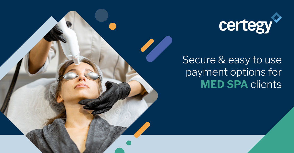 Certegy's tweet photo. Why do Med Spa's like working with Certegy? 
.
.
.
.
.
💲  Easy, seamless ACH payments at a low cost

📅  Buy Now, Pay Later solution for Med Spa services &amp; procedures

Learn more: https://t.co/WGW3xAb1JK

#ach #fintech #payments #medspa #bnpl https://t.co/3iBcKcUmkB