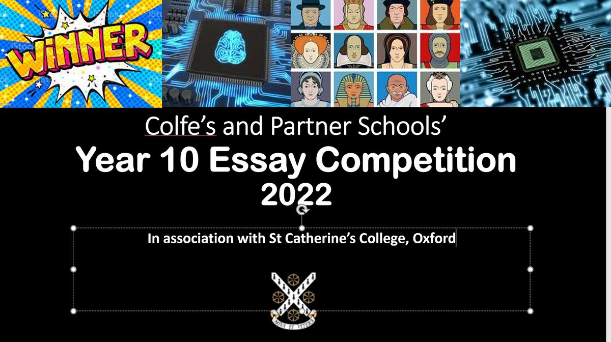 Colfespartners's tweet photo. Just launched the annual Yr 10 Essay Competition with @St_Catz @ColfesPAFA  Can't wait to read more brilliant work @Addeys300 @STPGreenwich @DeptfordGreen @conisboroughcol @ValePrendergast @Prendergast_PLS @PrendergastSch1 @news4trinity @bonus_pastor @stursulas_sch @ArkGreenwich https://t.co/U5ujAPK0Vd