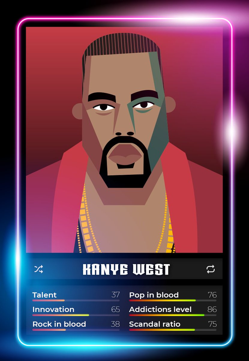 Our <a href="/kanyewest/">ye</a> NFT music legend card. Like it? Discover more legends at opensea.io/collection/cry…
#NFT #KanyeWest #Kanye #nftart #nftartist #NFTdrop #NFTProject #NFTcollectible