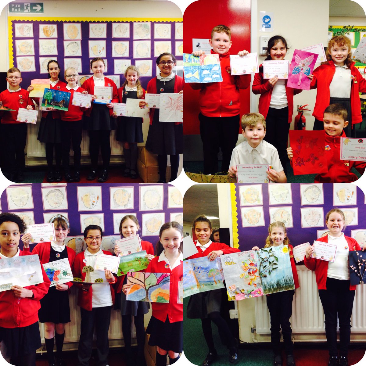 HollyfastSchool's tweet image. Just a few of our Hollyfast Artists collecting their certificates and badges to award and recognise their amazing artwork. Hollyfast have very talented children who let their creativity flow. Well done to all children that took part. #youngartists #art #creativitymatters
