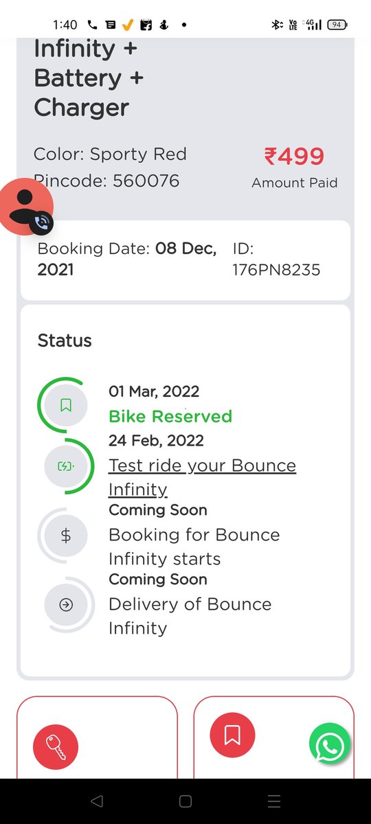 deepakgopalk's tweet photo. @BounceCares Here is my booking ID, pls process the refund!!@BounceCares @bounce_infinity https://t.co/F1iqqxFgTO