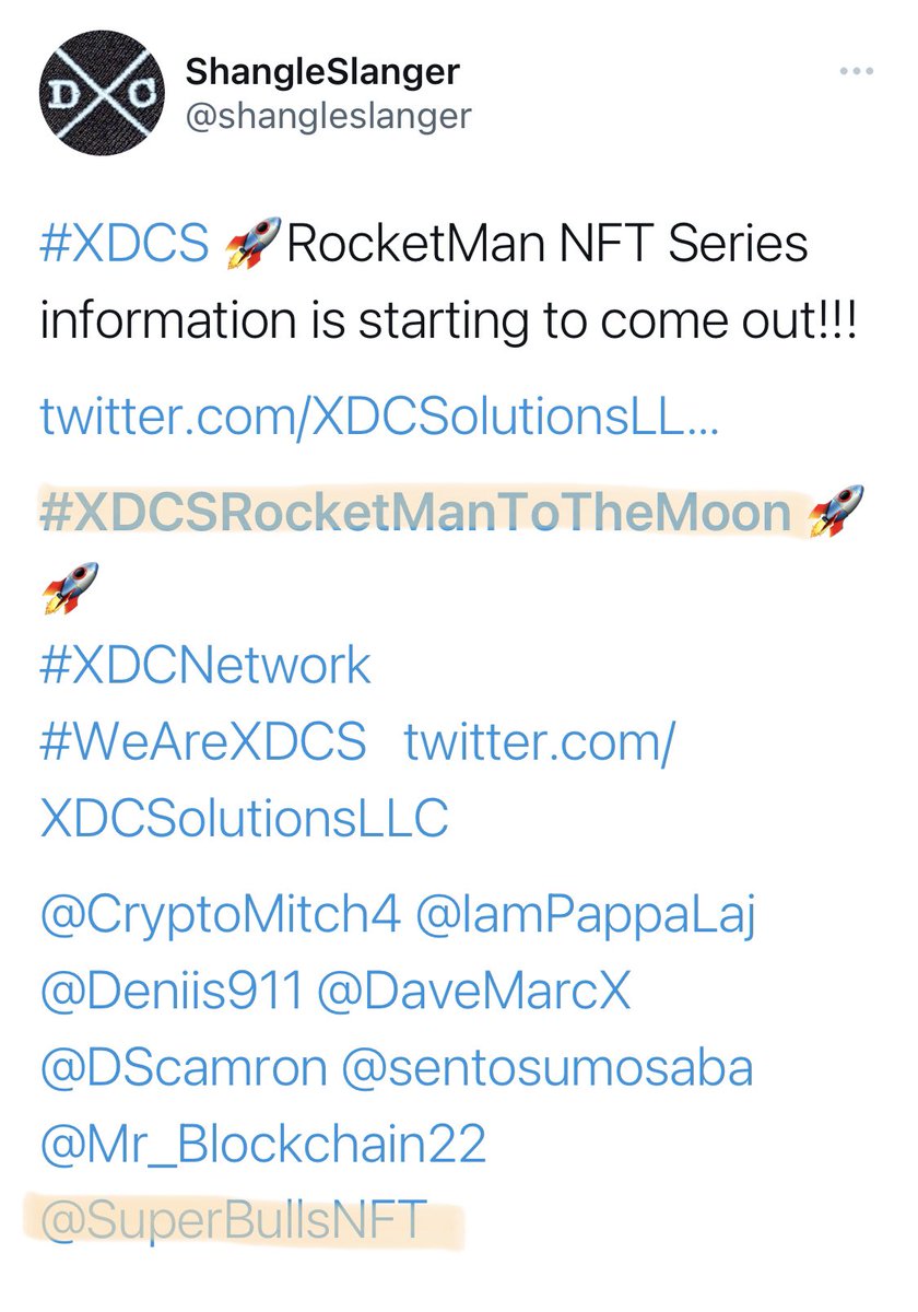 masuokeikaku383's tweet photo. XDCS（X Digital Capital Solutions）という企業がXDCのマスターノードを５つ立てている…ややこしいですが事実のようです😅
そしてこの会社のプロジェクト【 #RocketManNFT 🚀 】はパートナー未公表ですが、登場タイミングといいBlocksworkzっぽい…… #XDC #NFT

https://t.co/QRMelEuxqW https://t.co/3c9JgYkpFp