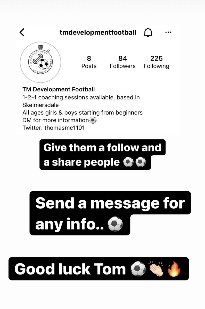 AGally23's tweet photo. Get on him at Insta.. or here @thomasmc1101 ⚽️⚽️
Good luck Tom ⚽️👏🏻🔥 https://t.co/C14cprw3Hd