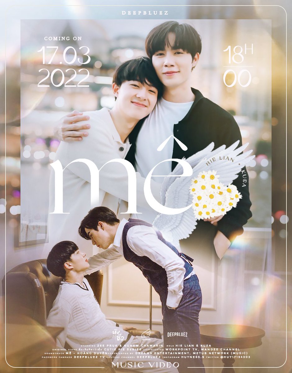 mxx_ent's tweet photo. [BL] 𝙕𝙚𝙚 𝙓 𝙉𝙪𝙉𝙚𝙬 | 🧚‍♀️ |
ʀᴇʟᴇᴀꜱᴇᴅ ᴏɴ | 𝟏𝟕.𝟎𝟑.𝟐𝟎𝟐𝟐 (𝟏𝟖𝐇𝟎𝟎)

@zee_pruk @CwrNew 
#CutiePieSeries #นิ่งเฮียก็หาว่าซื่อ #CutiePieSeriesEP4
#Zee #ZeePruk #NuNew #NewChawarin
#HieLian #Lian #Kuea #Kirin #HieLianKuea #LianKuea
#BL #BLEdits https://t.co/WCe1iEHkzR