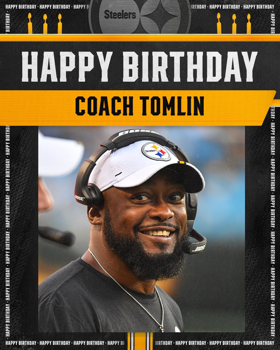 Wishing <a href="/CoachTomlin/">Mike Tomlin</a> a #HappyBirthday!