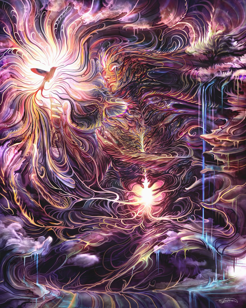My latest piece "Peacefinder" is now on  SuperRare 💎

#nfts #cryptoart #nft