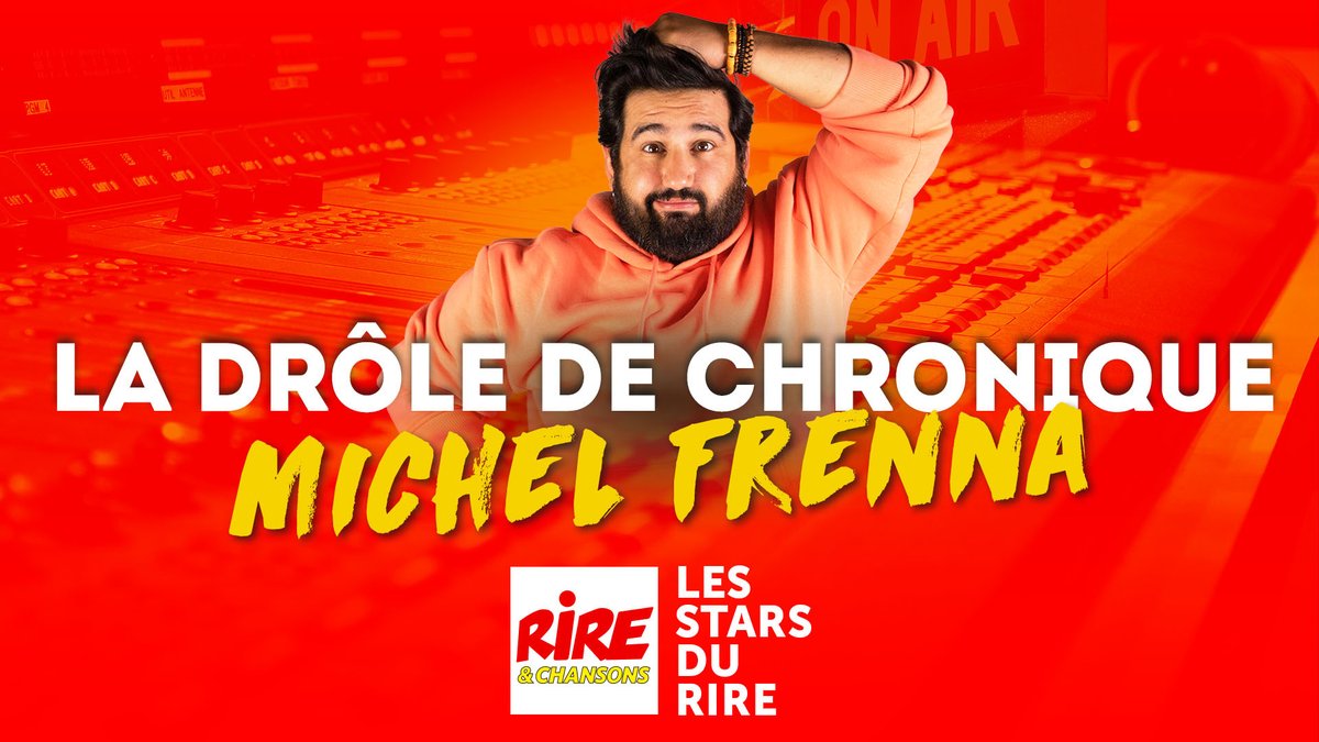 rirechansons's tweet photo. Retrouvez la drôle de chronique avec @FrennaMichel  ! ‼️📻
Dans le #morningdurire à 9h10 ! ⏰
 
Rejoignez-nous sur #RireetChansons https://t.co/1FlMTpnWPi 😝 https://t.co/sk6JRp6LAh