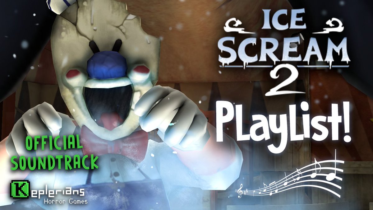 KepleriansTeam's tweet photo. Do you remember how cool #IceScream2 music was? 🤩
We've just uploaded a new PLAYLIST in our #YouTube channel! ➡ https://t.co/ZqSBpb3xci
#Keplerians #IceScream #HorrorGames #IndieDev #mobilegaming https://t.co/5Gg3JqEyik