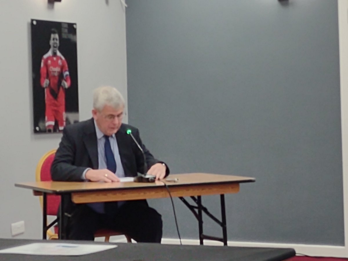 Speaking this morning at the public hearing of the ⁦<a href="/BCEReviews/">Boundary Commission for England</a>⁩ arguing that #Cobham &amp; #Downside should not be divided from #Oxshott &amp; Stoke d’Abernon and moved into the proposed #Weybridge &amp; #Chertsey constituency. ⁦<a href="/JohnOReilly55/">John O'Reilly</a>⁩