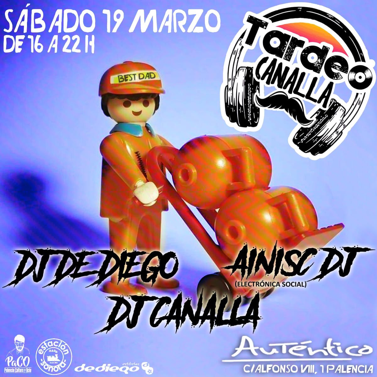 PaCO MAGAZINE (@magazinepaco) on Twitter photo 🎧 Sábado 19 de marzo, de 16 a 22 h. 🎧
<a href="/CanallaTardeo/">Tardeo Canalla</a> de la mano de DJ DeDiego, Ainisc DJ y DJ Canalla
📍 Bar Auténtico, #Palencia 🎧 Sábado 19 de marzo, de 16 a 22 h. 🎧
<a href="/CanallaTardeo/">Tardeo Canalla</a> de la mano de DJ DeDiego, Ainisc DJ y DJ Canalla
📍 Bar Auténtico, #Palencia
