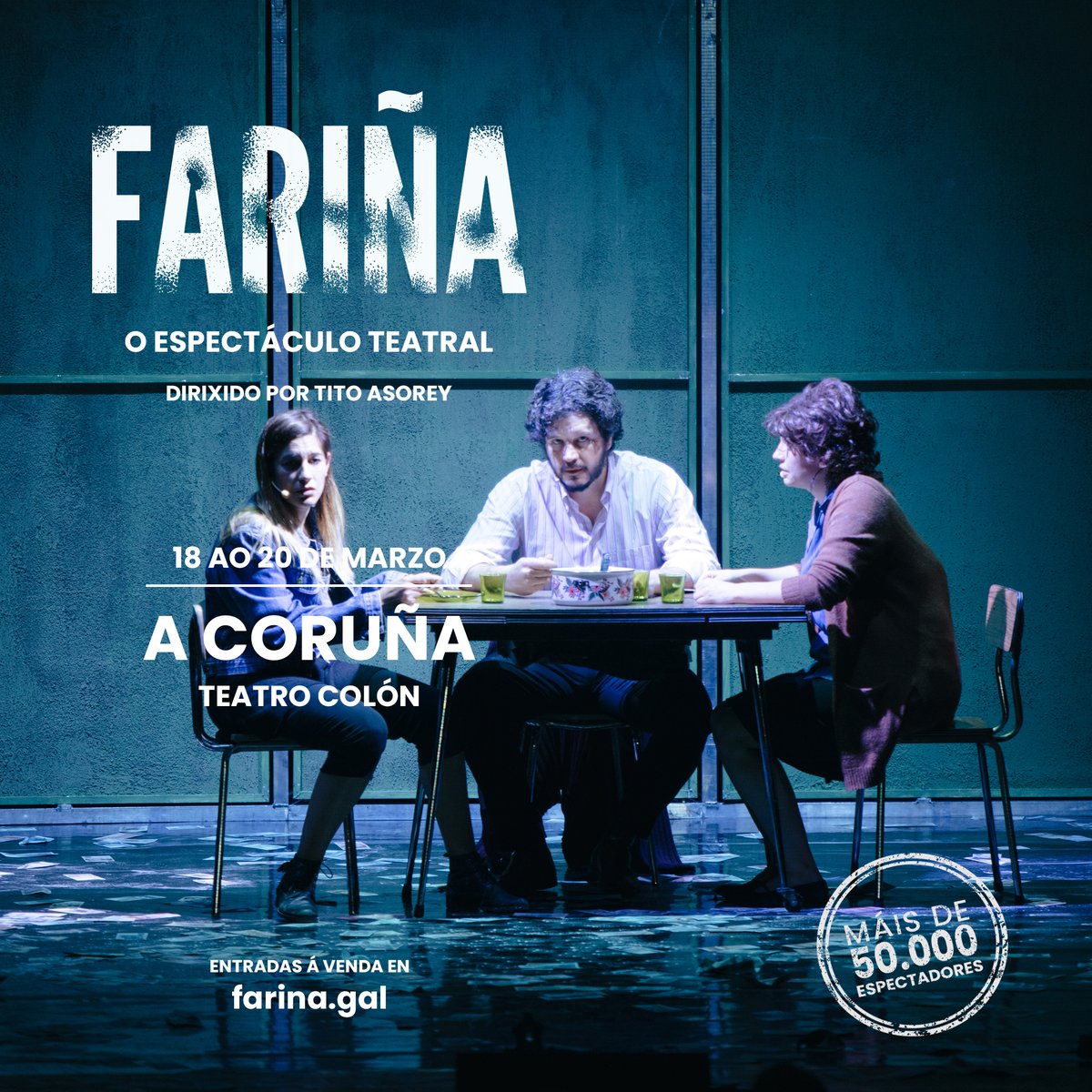 farina_gal's tweet photo. 🚛📦📦📦 #Fariña volve ao Teatro Colón da Coruña esta semana.
 
📍Venres 18
⌚️20:00 e 23:00 horas
📍Sábado 19
⌚️18:00 e 21:00 horas
📍Domingo 20
⌚️17:00 e 20:00 horas

🎟🎟🎟 Entradas á venda en https://t.co/DKZKxYMaD1 🎟🎟🎟 https://t.co/bMcjOB938W