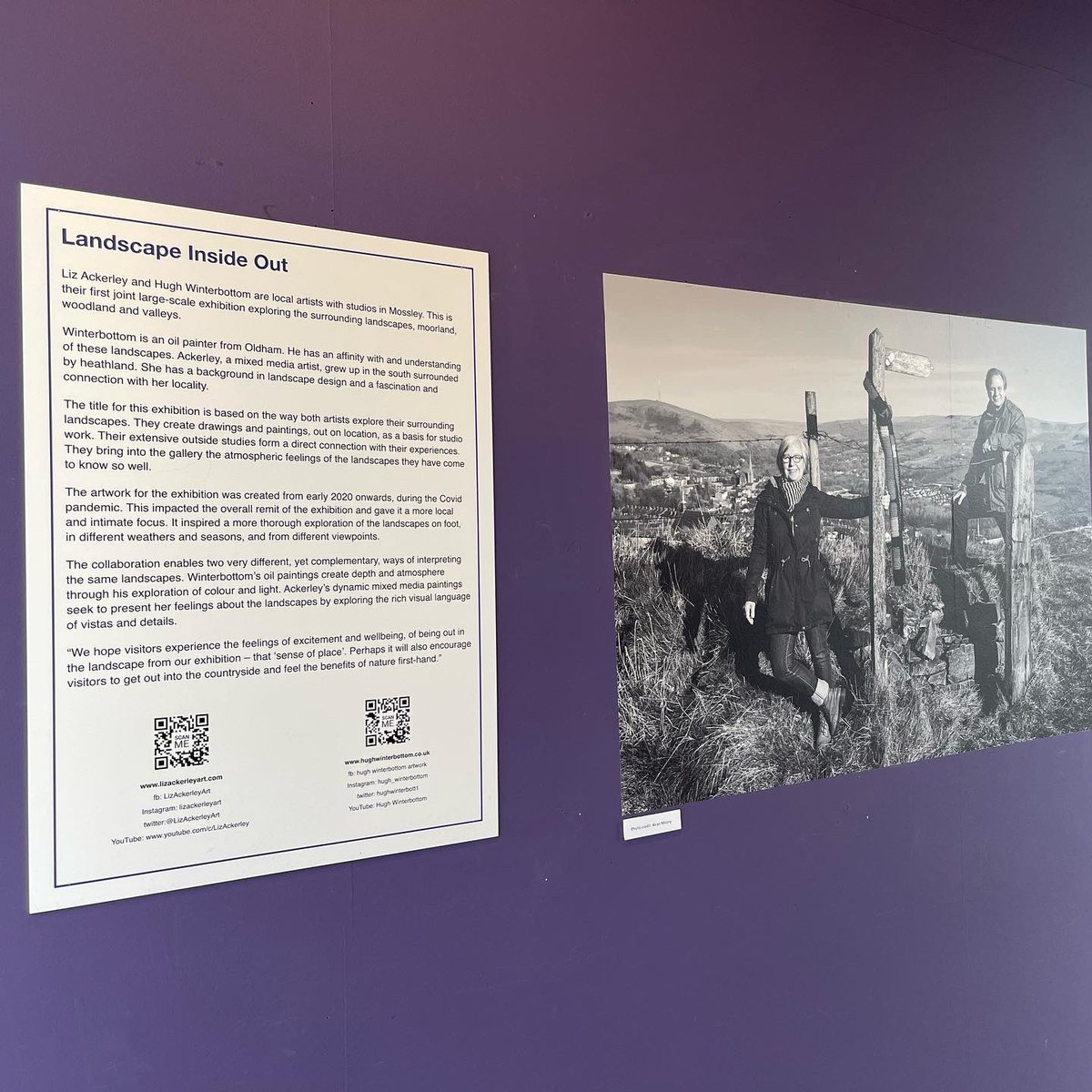 LizAckerleyArt's tweet photo. We will be @GalleryOldham tomorrow Wednesday 16 th March for our tour and chat at our LANDSCAPE INSIDE OUT exhibition - Itβs at 2 pm- no need to book. Hope to see you there! #manchestertour #landscapeexhibition https://t.co/tLhXuIug9z
