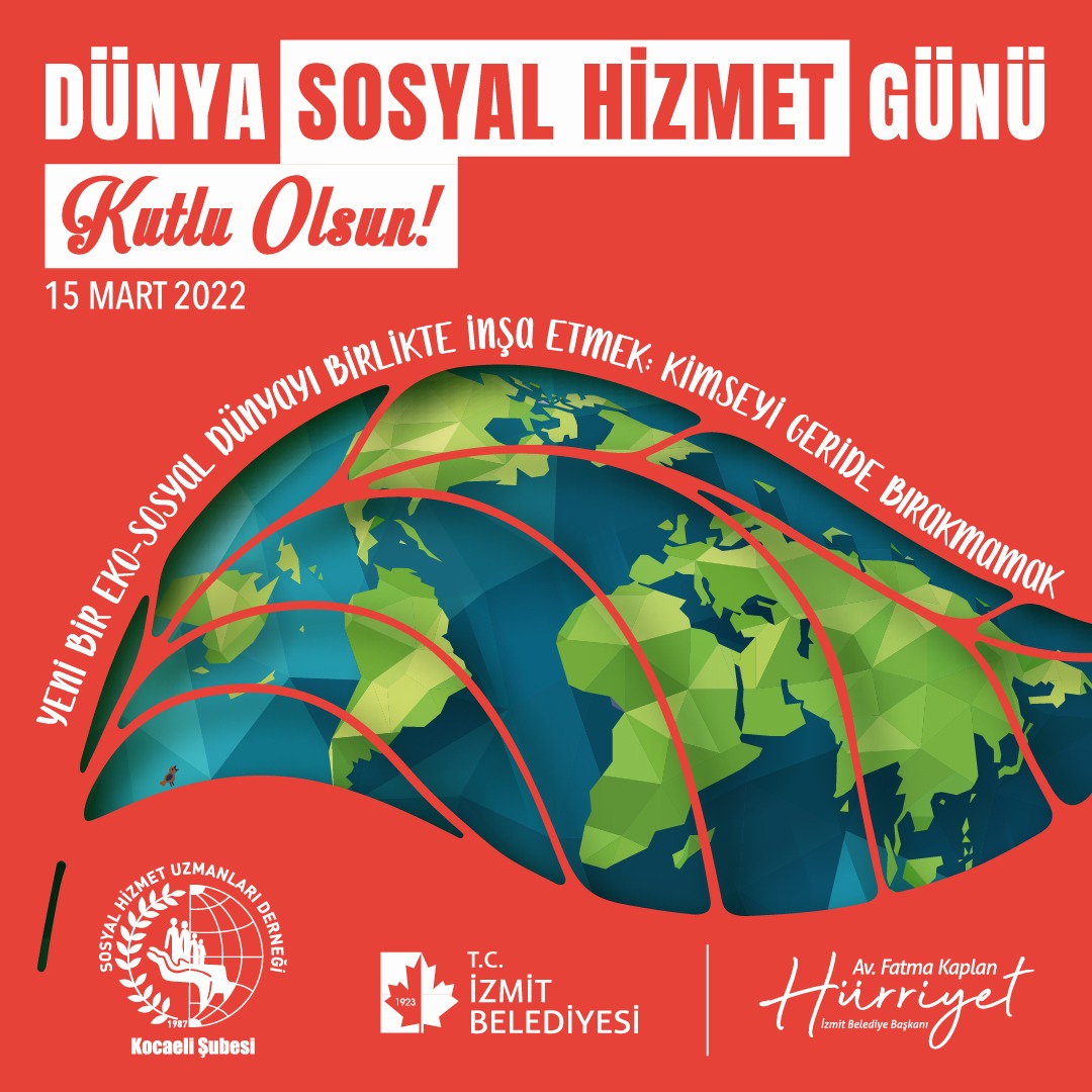 izmitbelediye's tweet photo. Din, dil, ırk ayrımı gözetmeden toplumun tamamına hizmet verme gayesiyle çalışan Sosyal Hizmet Uzmanları'nın; Dünya Sosyal Hizmet Günü'nü kutlar, hiç kimsenin sosyal hizmet müdahalesine ihtiyaç duymayacağı günler dileriz. #DünyaSosyalHizmetGünü https://t.co/Rzmw5GrxOo