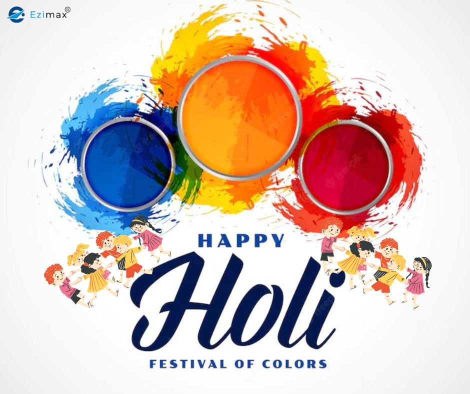 ezimaxtech's tweet photo. Ezimax Technologies wishes all of our team members, business partners, and co-workers a Happy #Holi with their families and loved ones. We are delighted to be a part of your prosperous and #successful journey. 
#HappyHoli2022 #EzimaxTechnologies https://t.co/BeUxc0Ym0U