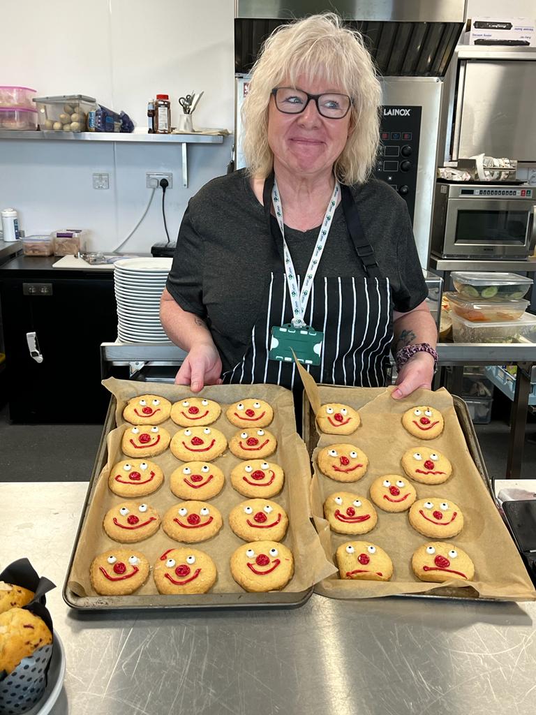 All week in Caffi Calon..Red nose biscuits ..baked by me!#donatetofeelgreat