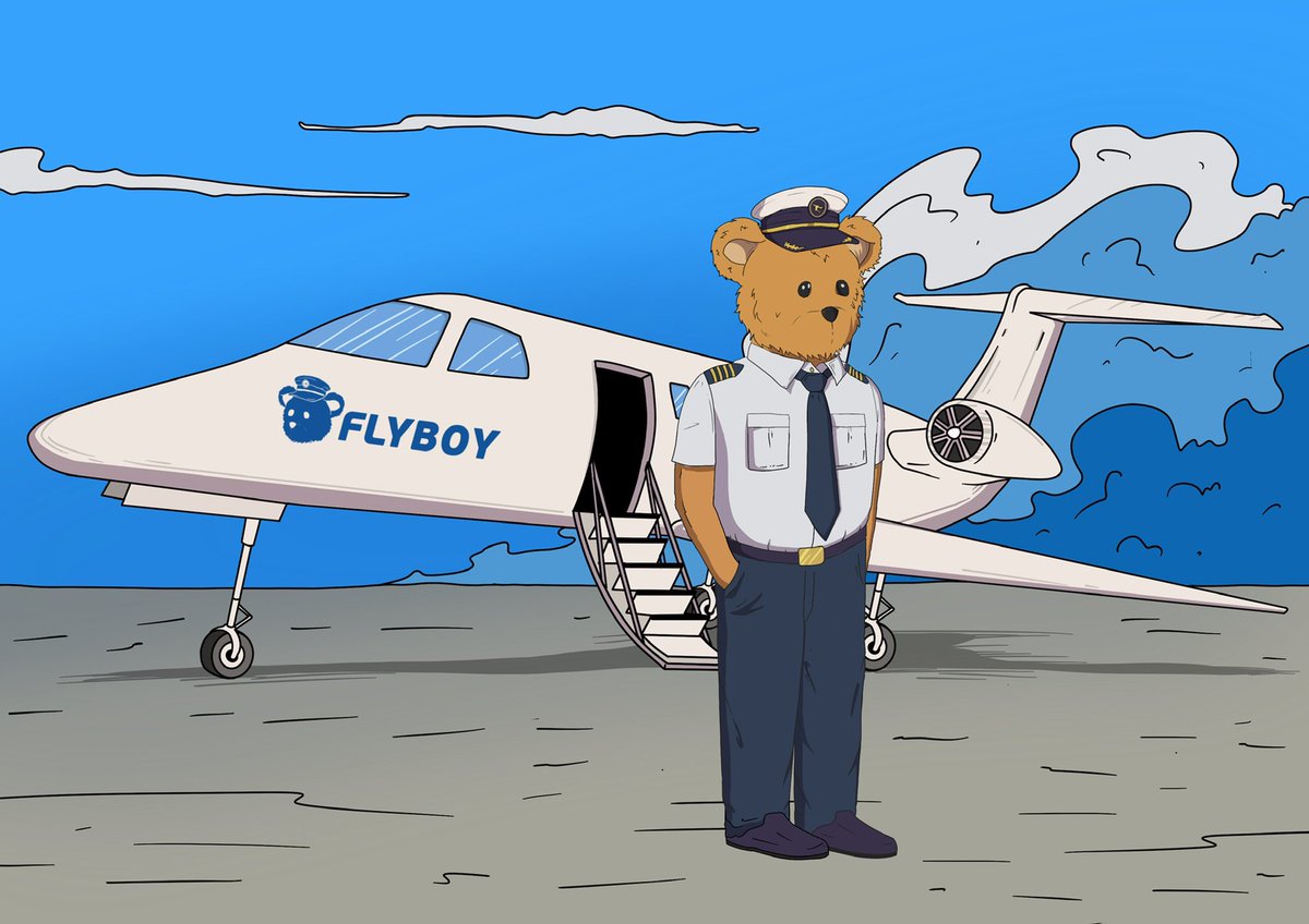 flyboynft's tweet photo. @EB7 Our Aviating bears! https://t.co/4BmcvZkPB4
