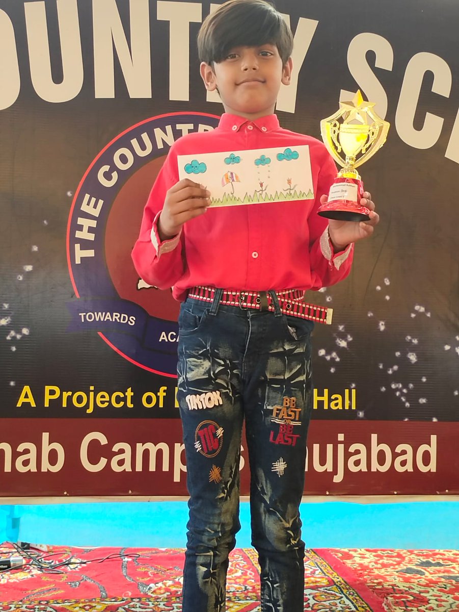 Nadeem_Shah1975's tweet photo. My Son "Sahibzada Syed Muhammad Bukhari" got 1st Position in his Class of "The Country School Shujabad"
#TheCountrySchoolShujabad
#NadeemShah
#MuhammadBukhari
#BukhariSb https://t.co/qN9JqoNaf1