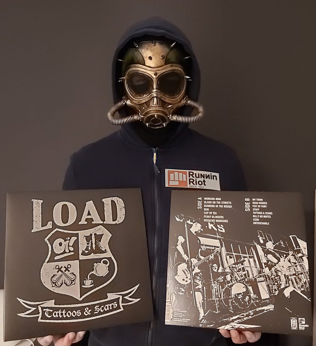LOAD Tattoos & Scars LP British Oi! / Punk limited edition to 500 copies skinsandpunks.com #loadpunkoi #britishoi #britishpunk #skinheadmusic #punkmusic #runninriotmailorder #oithecollectors