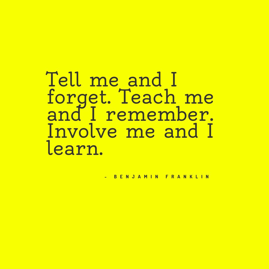 about7quotes's tweet photo. Tell me and I forget. Teach me and I remember. Involve me and I learn. #BenjaminFranklin
.
.
.
.
.
.
.
.
.
.
.
.
#warrenbuffett #jeffbezos #billgates #elonmusk #stockmarket #millionaire #billionaire #invest #advice #investments #tips #charliemunger #jackma #tesla #entrepreneur https://t.co/FZHgH0wKNH