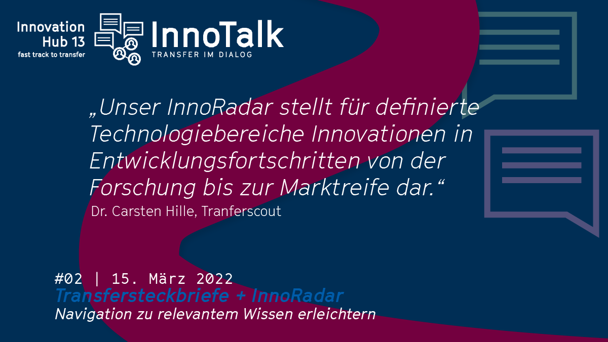 innohub13's tweet photo. Unser 2. #InnoTalk geht nach dem Impulsvortrag in die Diskussionsrunde. Mit mehr als 50 Teilnehmenden sprechen wir über #Transfer|steckbriefe + unser #InnoRadar.
➡️ Infos zur Reihe: https://t.co/Nx12ZLKQKo https://t.co/qicxgSWDXY